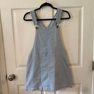 Altar’d State Pin Stripe Overall Dress